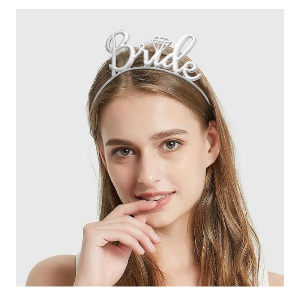 TAÇ METAL BRIDE  GÜMÜŞ